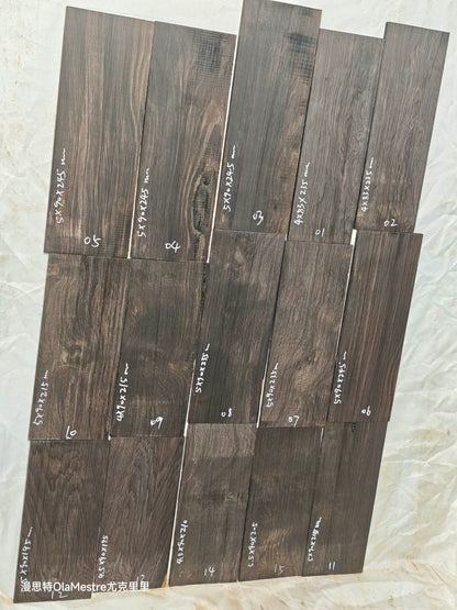 african blackwood guitar headplates