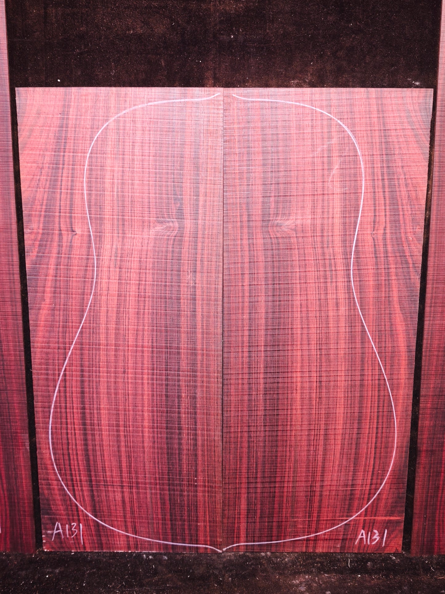 MA Quartersawn Bois de Rose madagascar rosewood back&sides guitar set A131