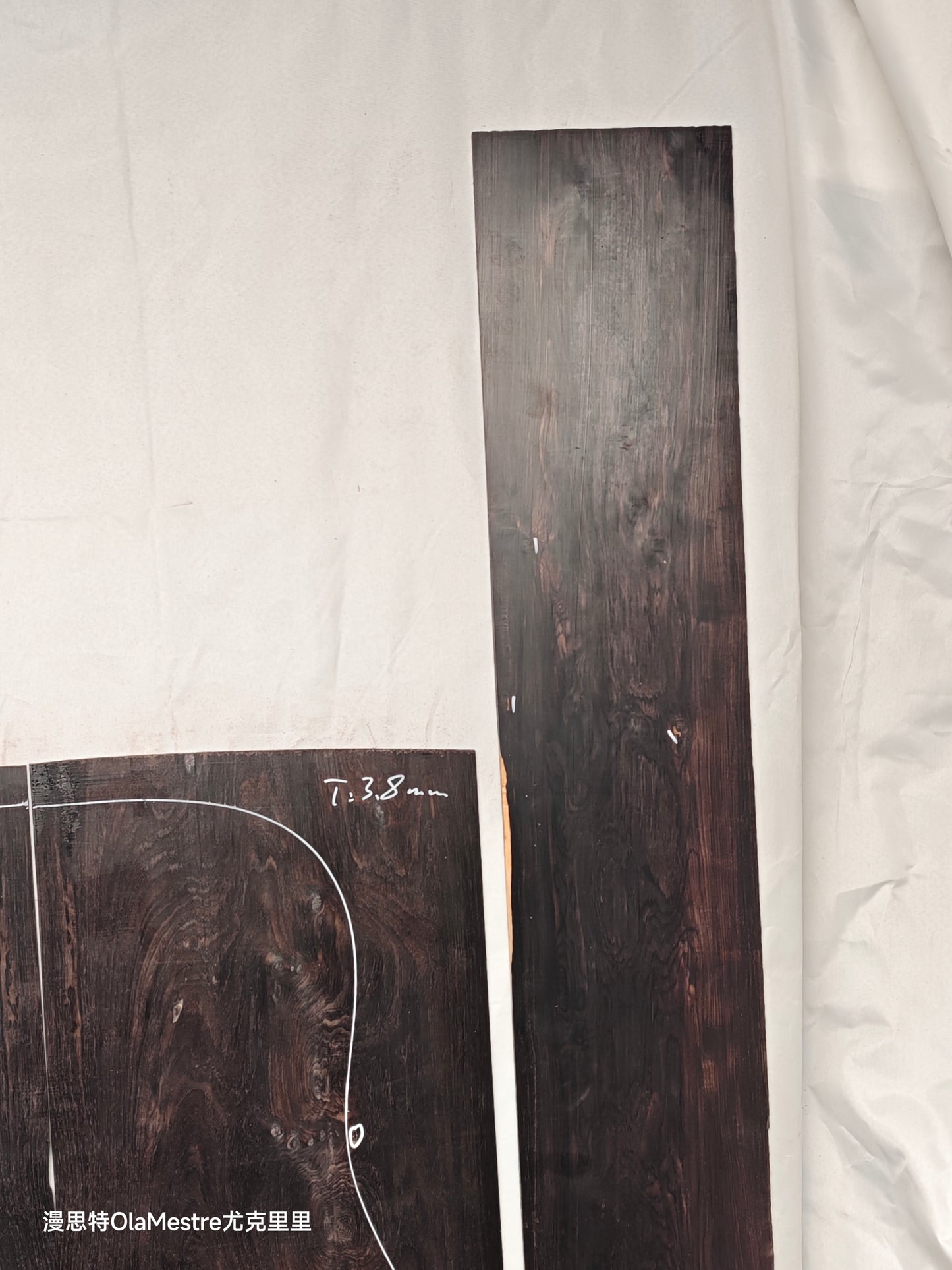 #04 african blackwood back&sides guitar set