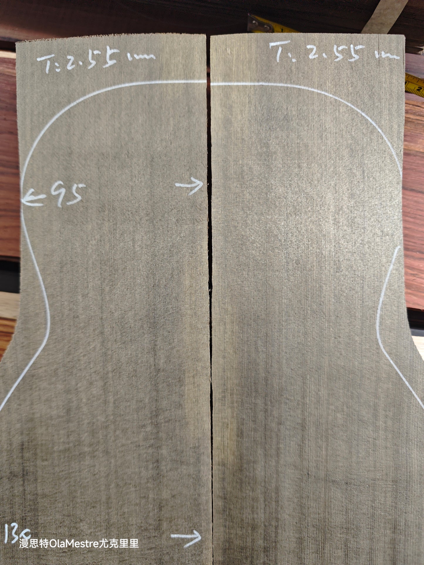 Ancient Dragon Spruce tenor ukulele top sets