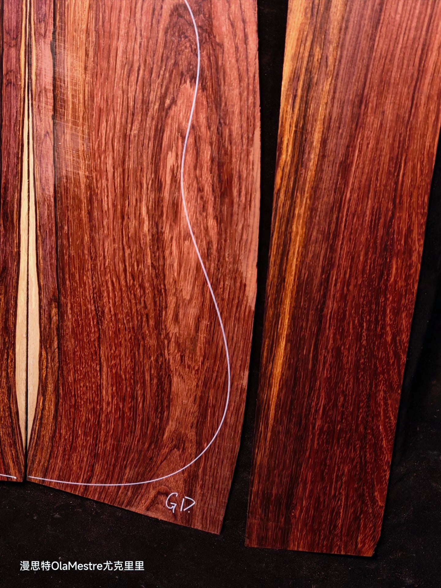 #GD Guatemalan Rosewood back&sides guitar set