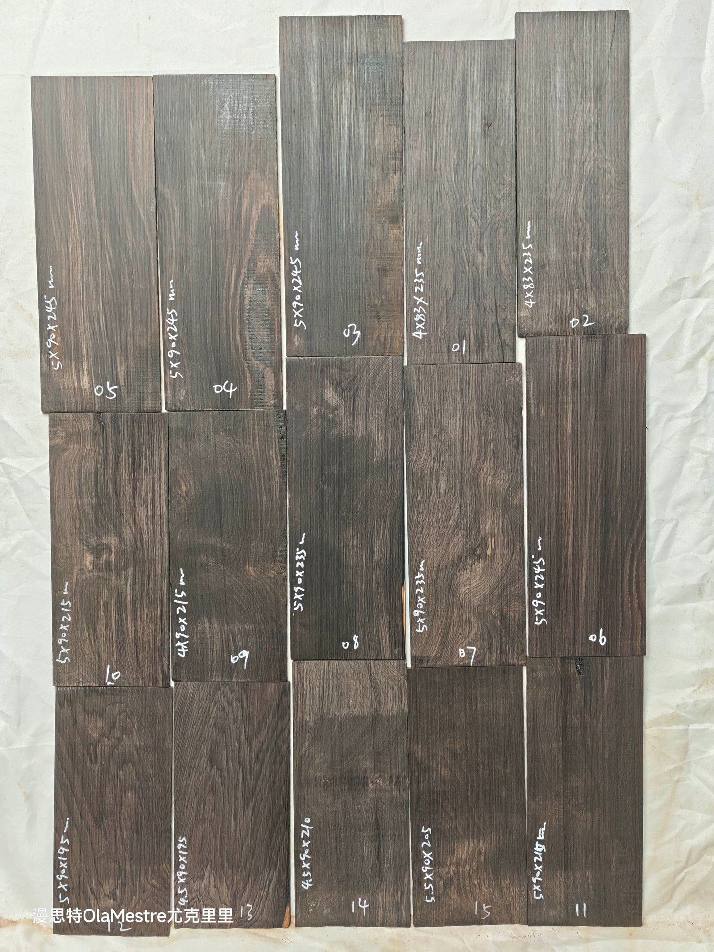 african blackwood guitar headplates