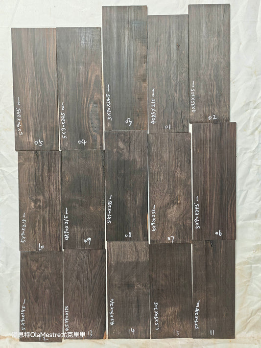 african blackwood guitar headplates