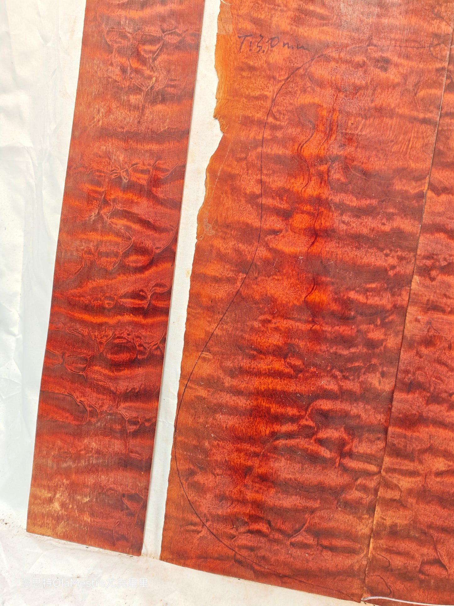 THE TREE honduran mahogany guitar backs&sides set