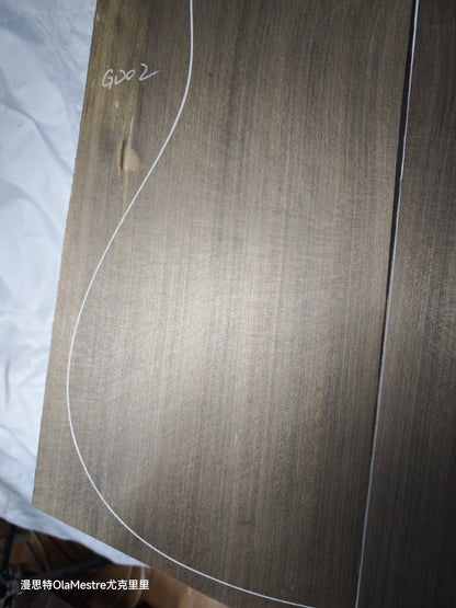 #GD 02 Green 'Dragon Spruce' Ancient Sinker Chinese Spruce guitar top