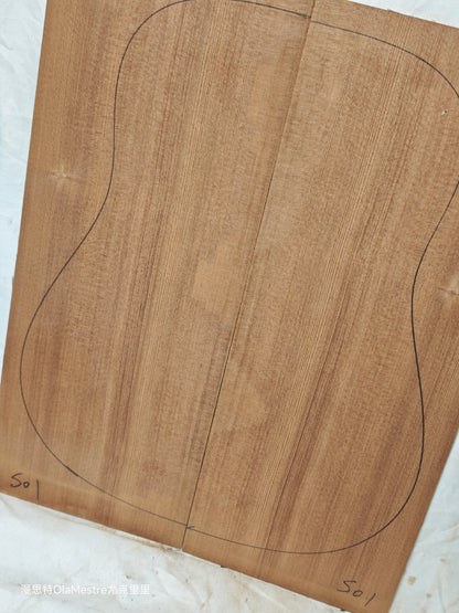 S01 sinker redwood guitar top set