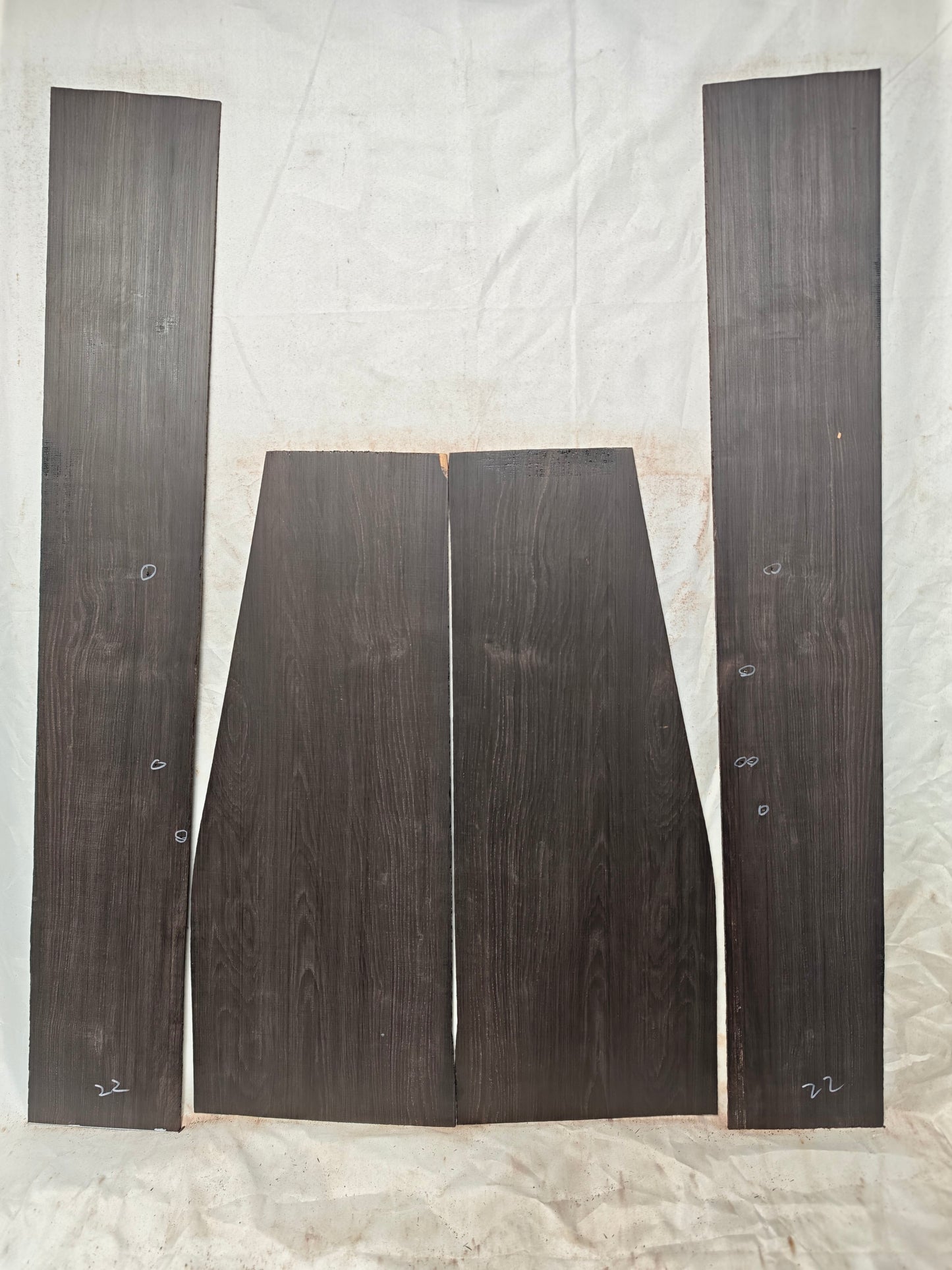 #22 african blackwood back&sides guitar set