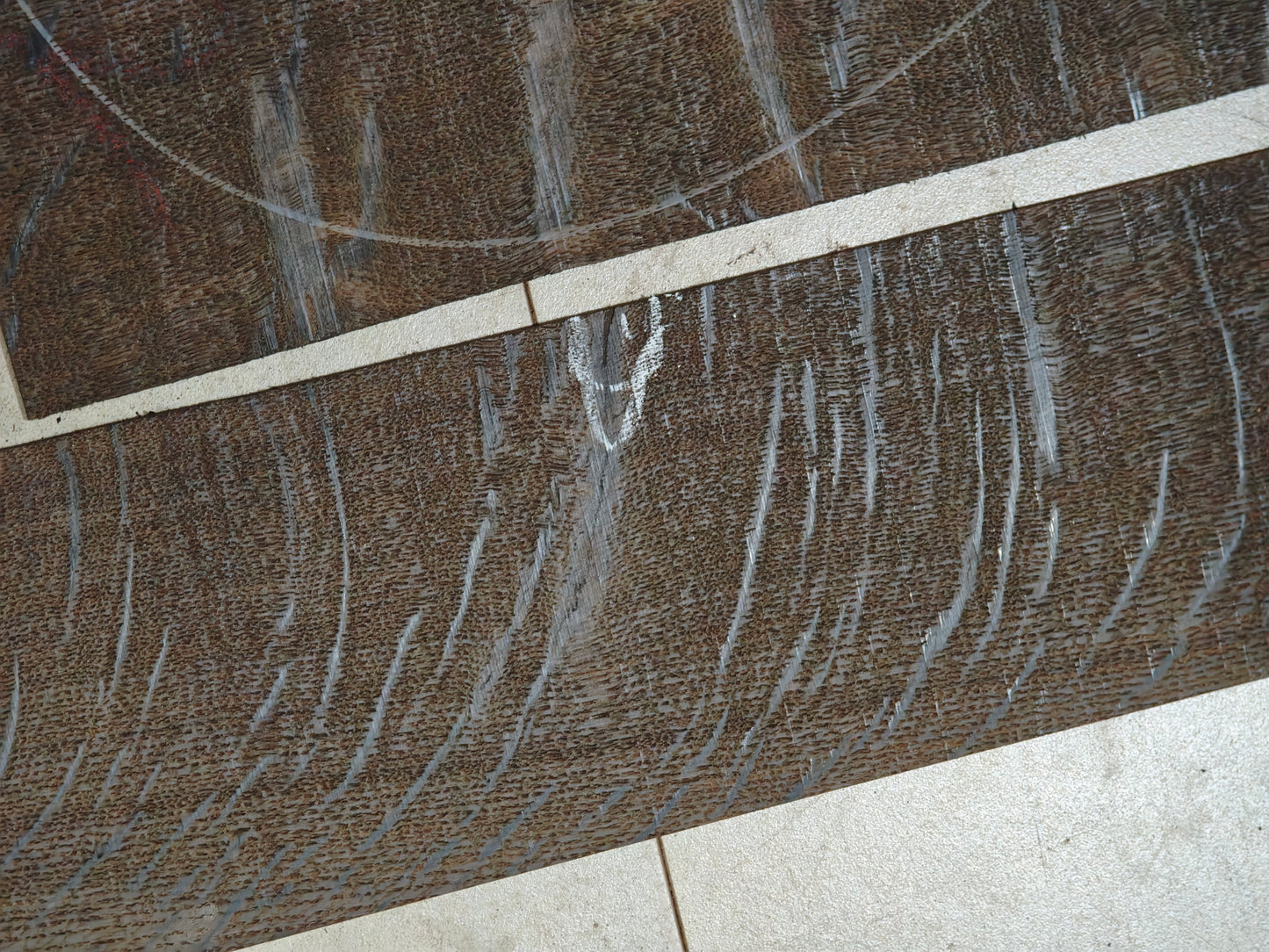 Ancient Bog oak guitar back and side set