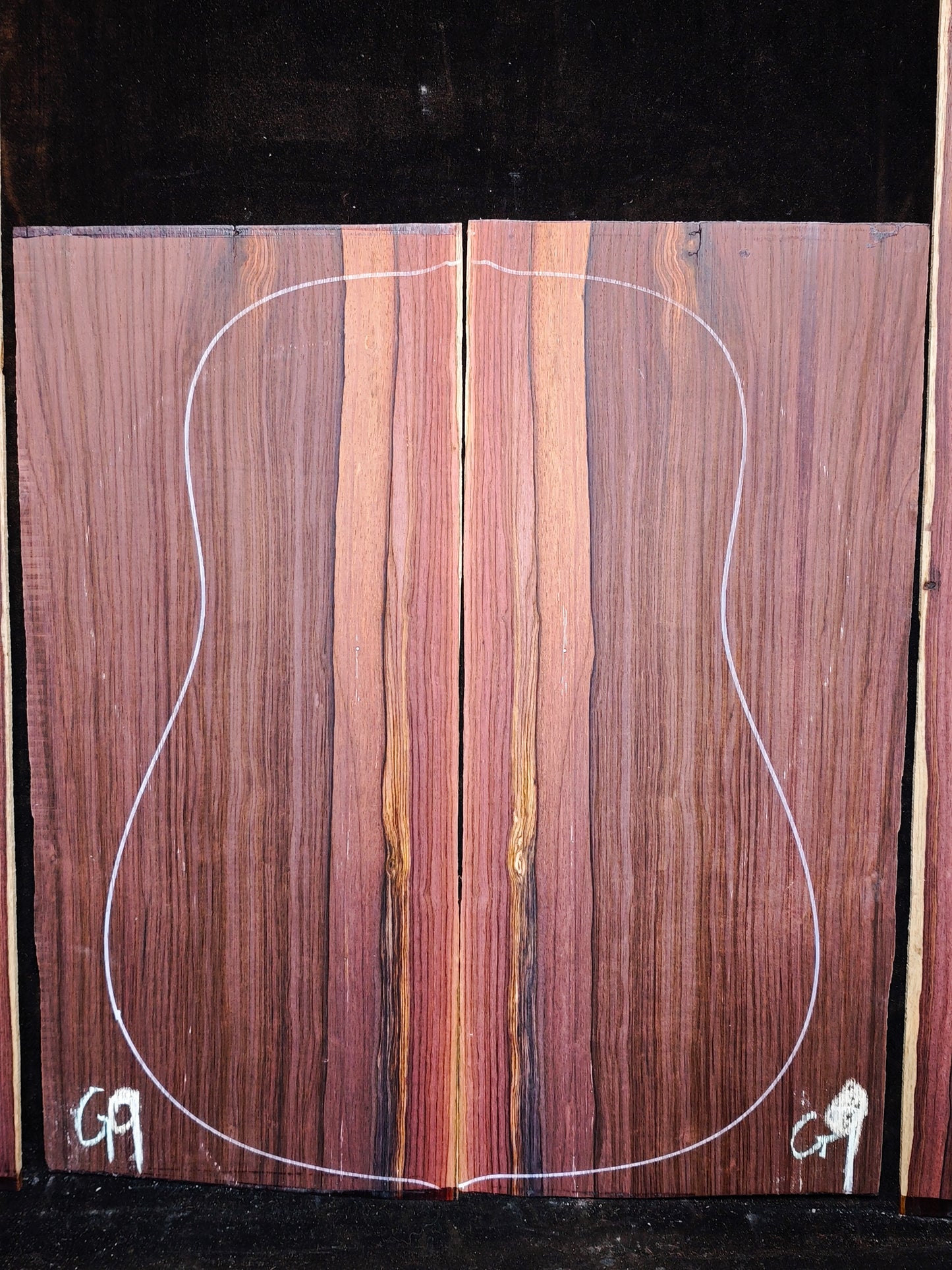 G9 Striped Guatemalan Rosewood back&sides guitar set