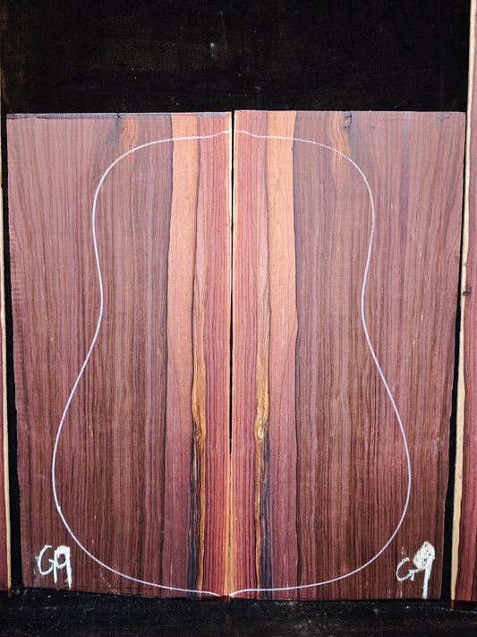 G9 Striped Guatemalan Rosewood back&sides guitar set