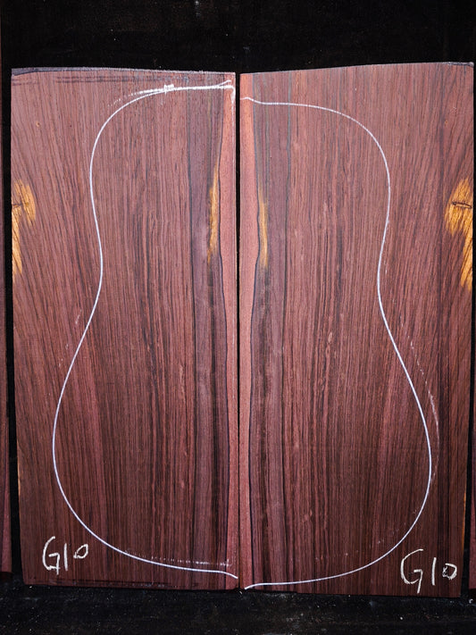G10 Striped Guatemalan Rosewood back&sides guitar set