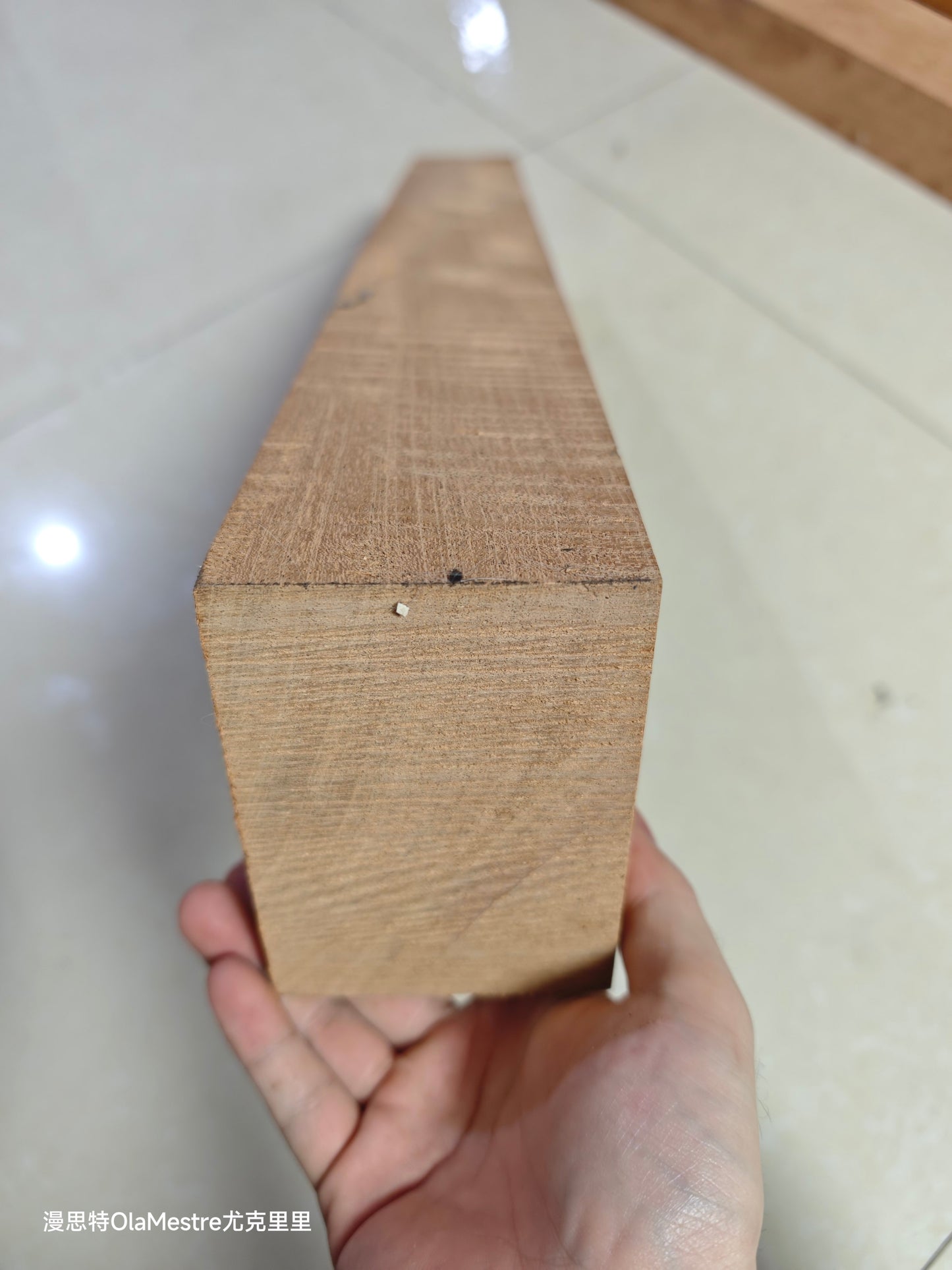 Curly  honduran mahogany one piece neck