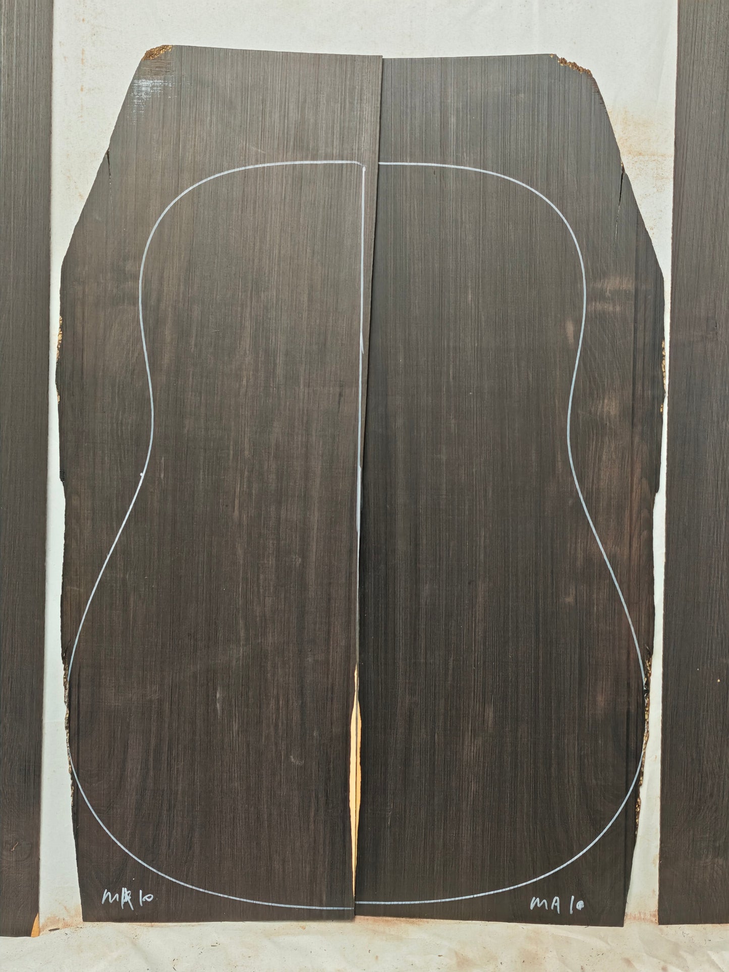 MA10 Quartersawn african blackwood back&sides guitar set