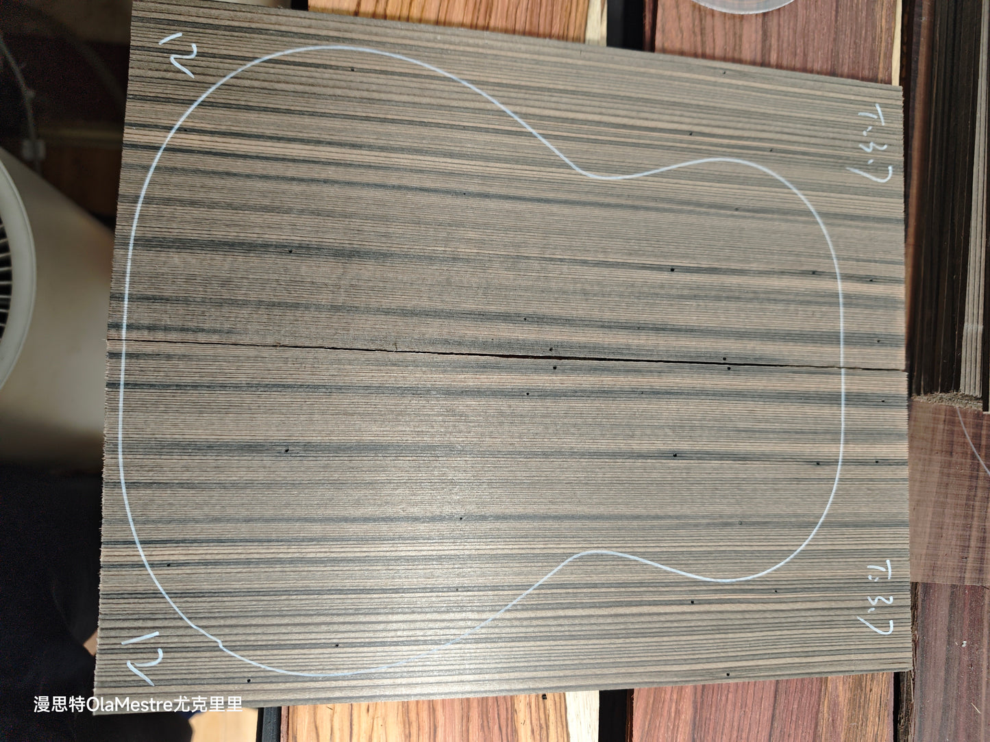 Ancient Dragon Spruce tenor ukulele top sets