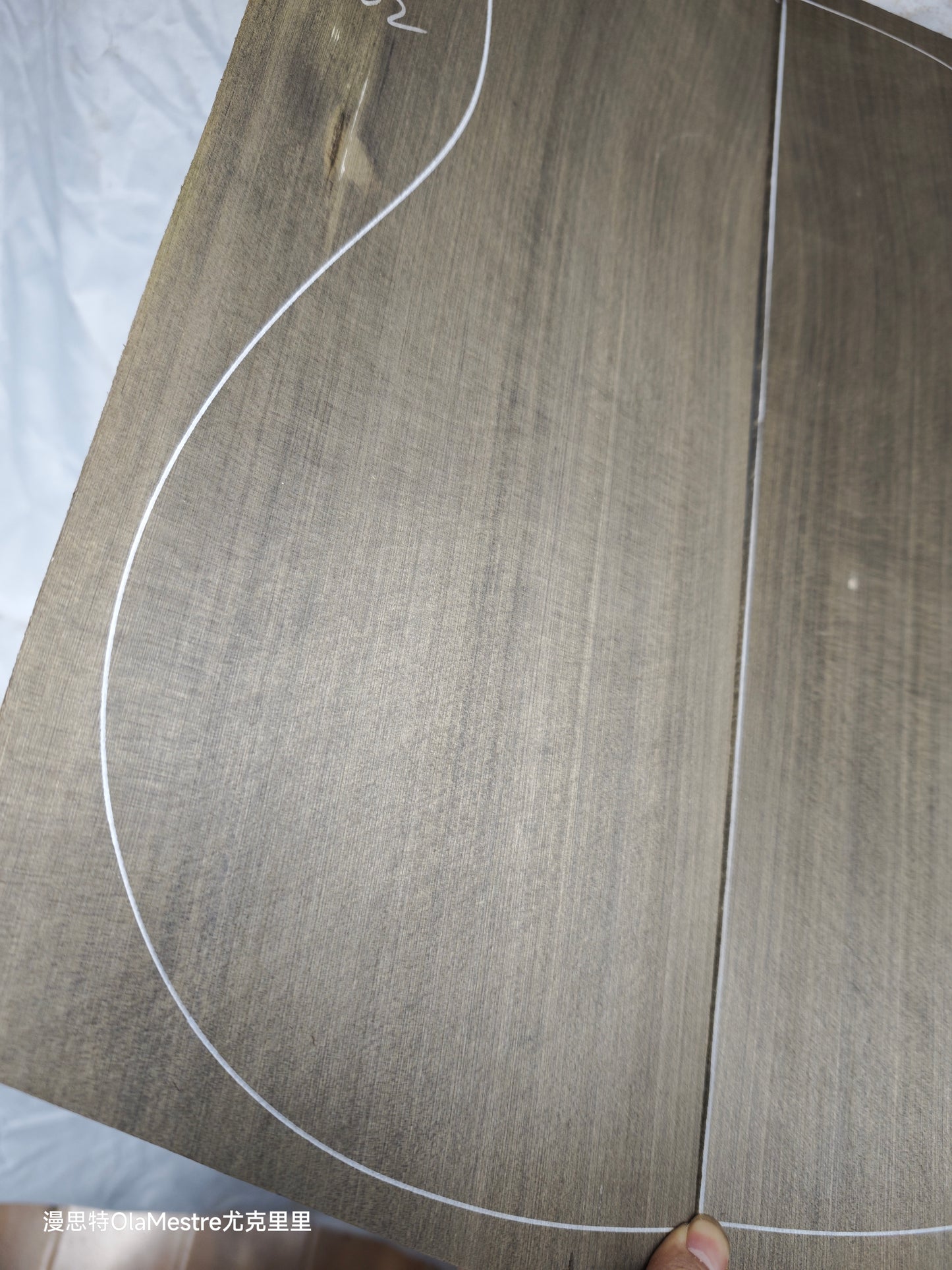 #GD 02 Green 'Dragon Spruce' Ancient Sinker Chinese Spruce guitar top