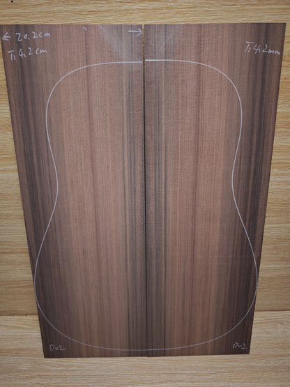 Master Grade sinker redwood guitar top set #D02
