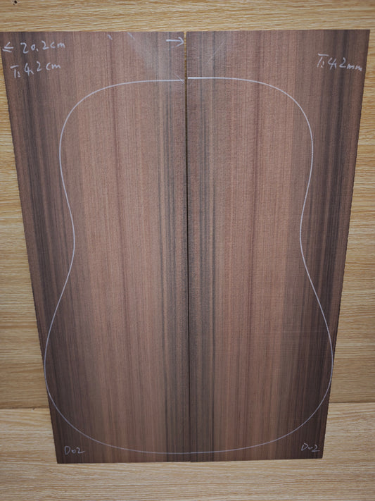 Master Grade sinker redwood guitar top set #D02