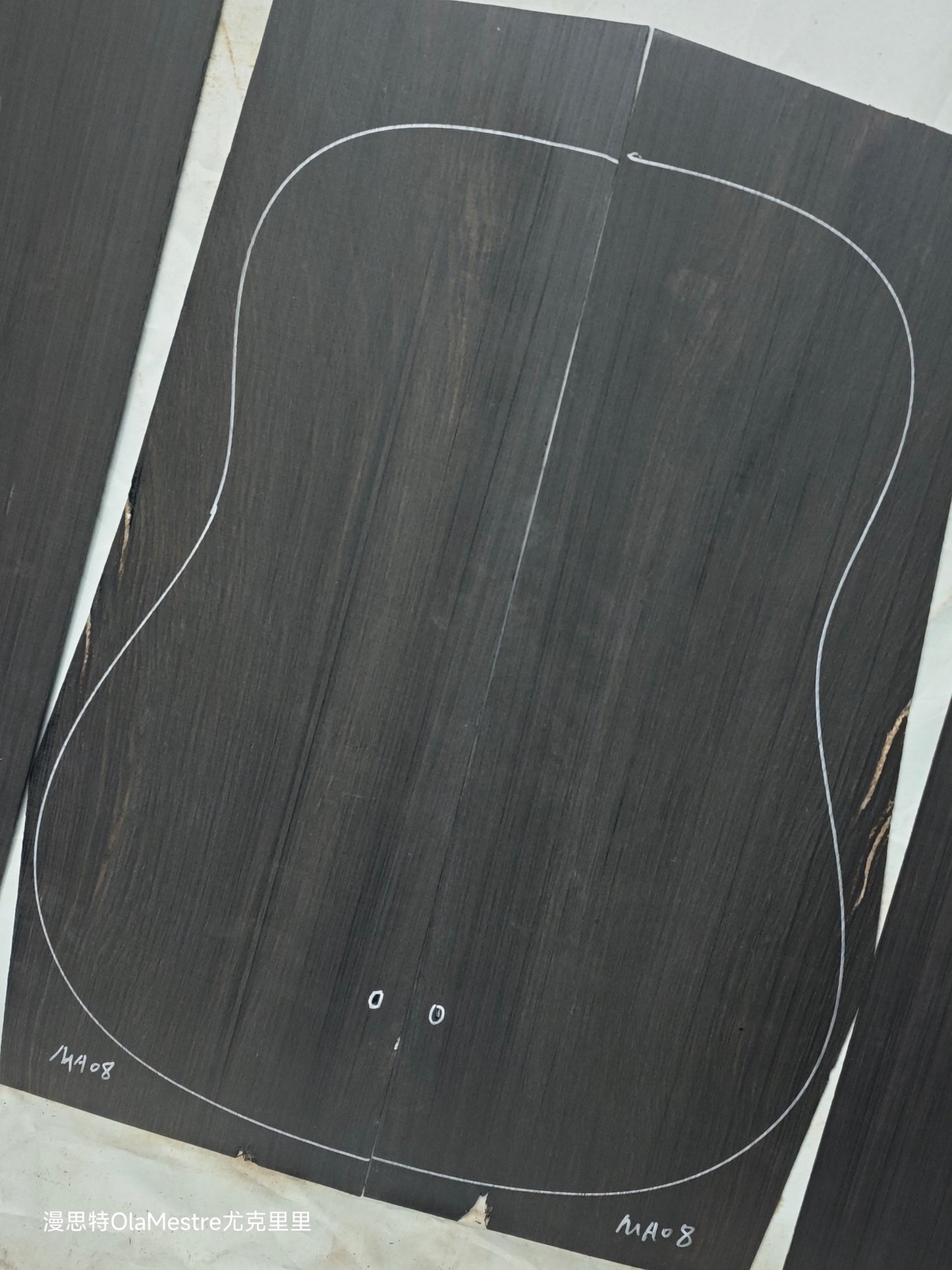 MA08 Quartersawn african blackwood back&sides guitar set