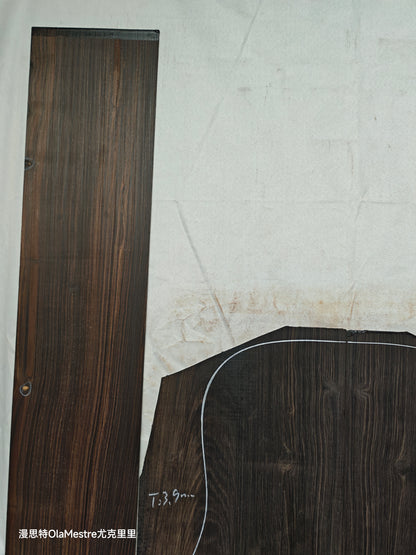 #29 african blackwood back&sides guitar set