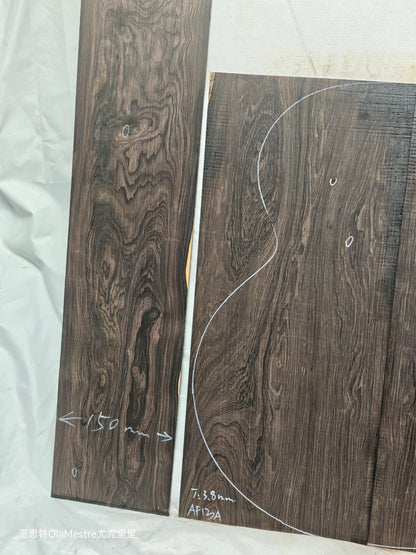 #13 african blackwood back&sides guitar set