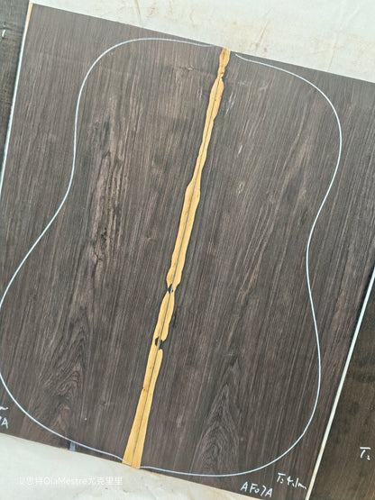 #07 african blackwood back&sides guitar set