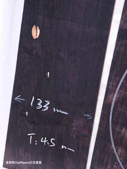 #02 african blackwood back&sides guitar set