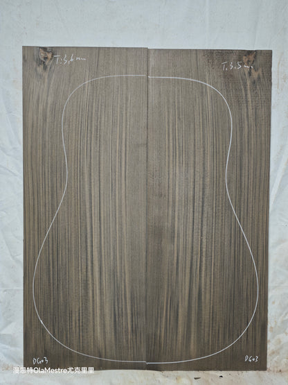 #DG03 Black 'Dragon Spruce' Ancient Sinker Chinese Spruce guitar top