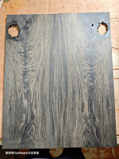 Bog oak electric guitar Drop top