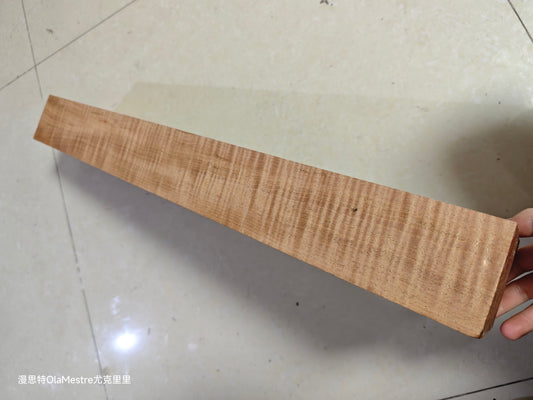 Curly  honduran mahogany one piece neck