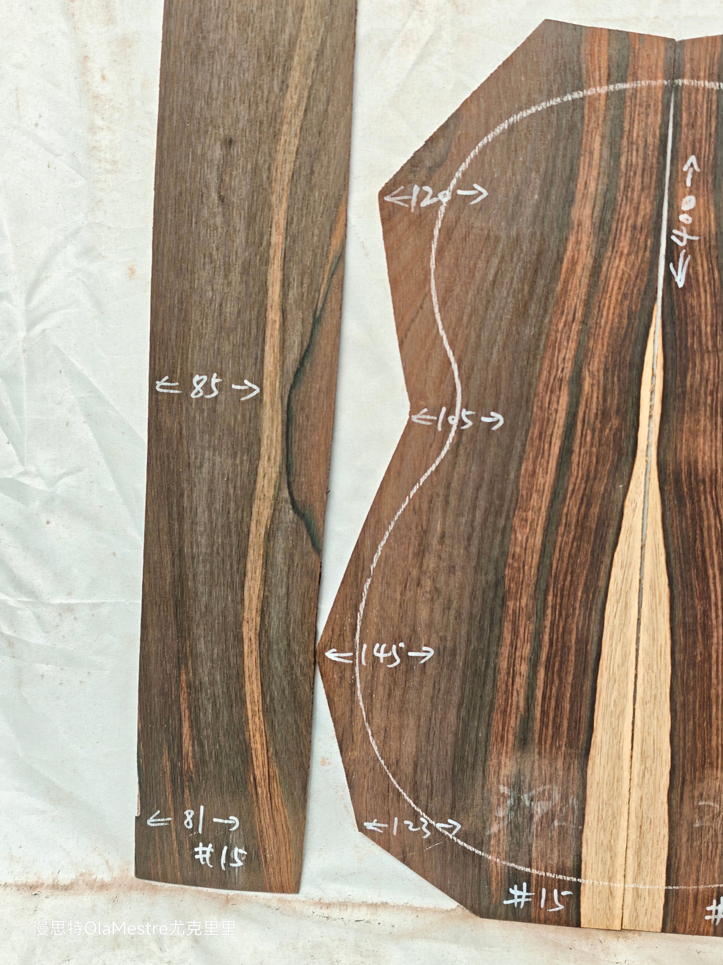 #15 Brazilian Rosewood Ukulele set  with CITES-Certified