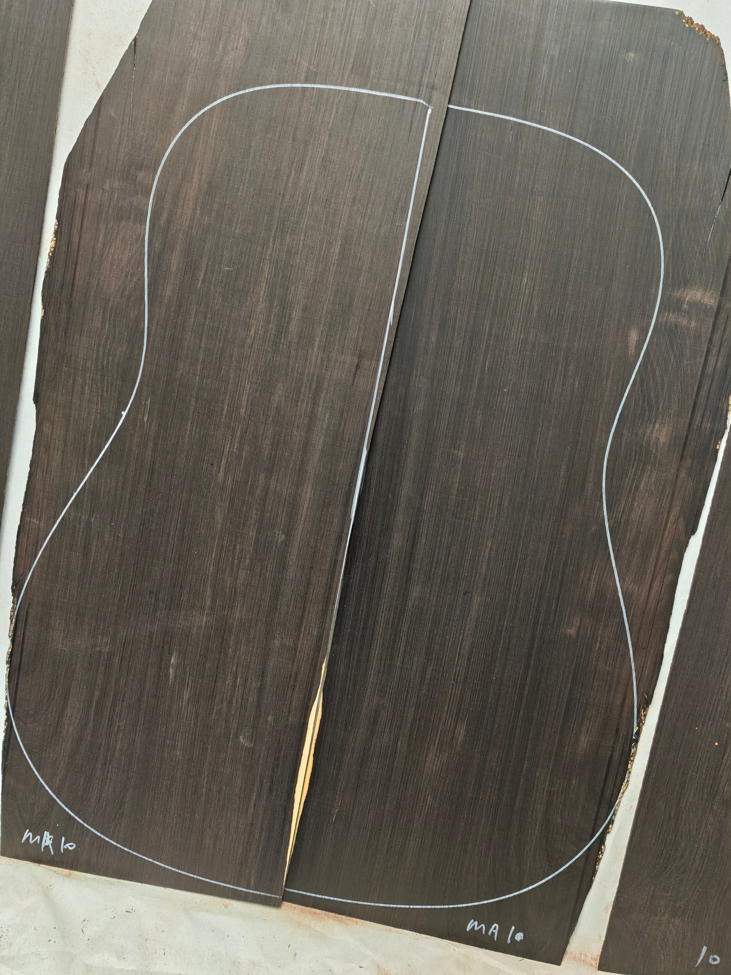 MA10 Quartersawn african blackwood back&sides guitar set