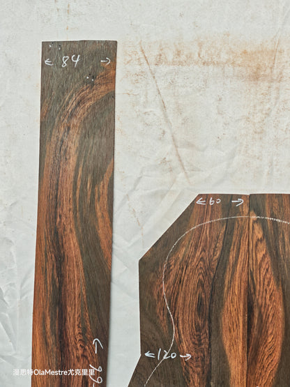 #12 Brazilian Rosewood Ukulele set  with CITES-Certified