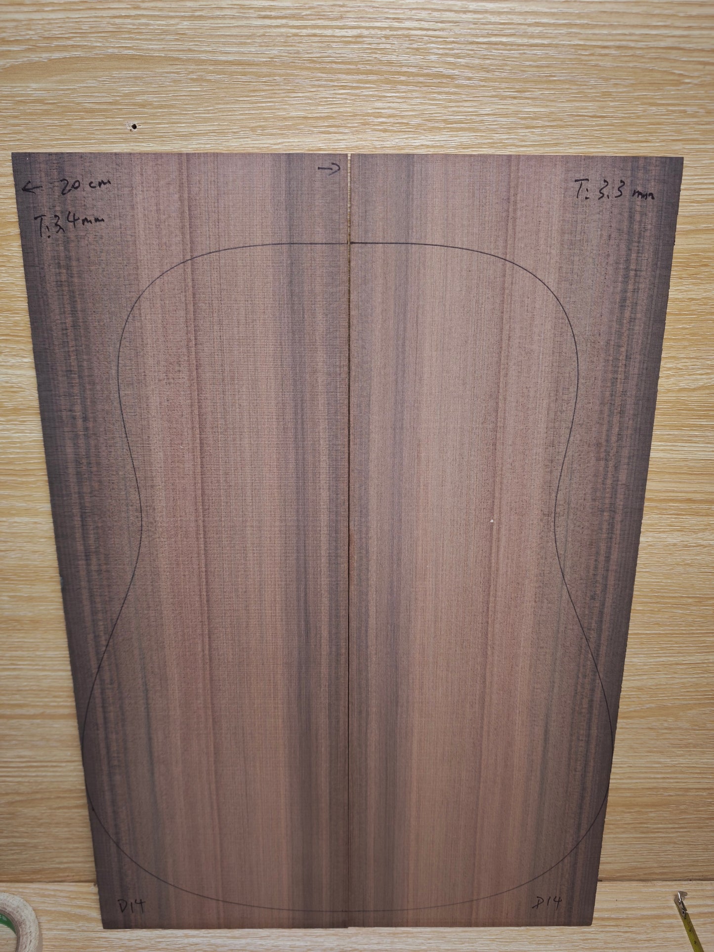 MA sinker redwood guitar top set #D14