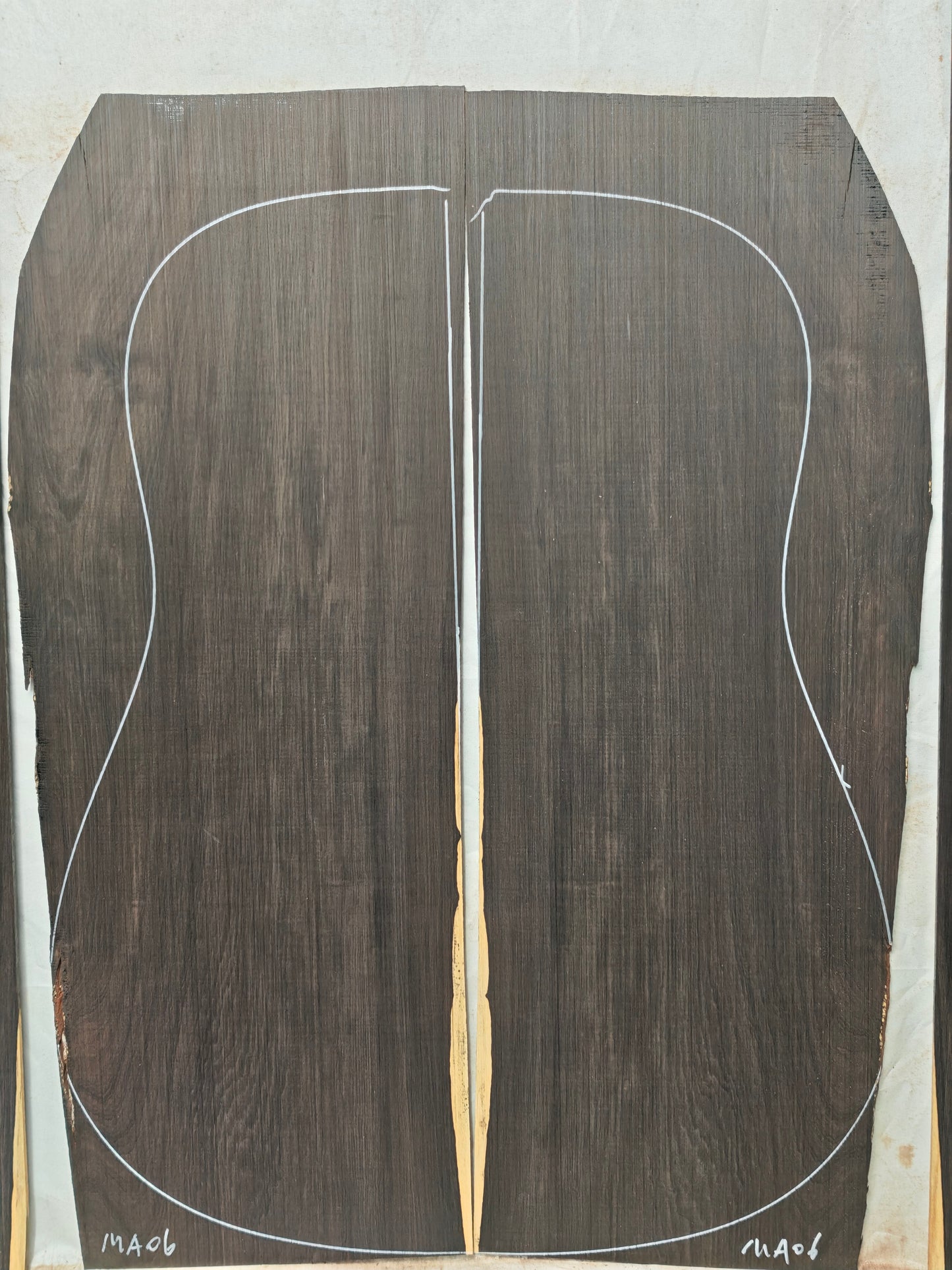 MA06 Quartersawn african blackwood back&sides guitar set