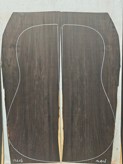 MA06 Quartersawn african blackwood back&sides guitar set