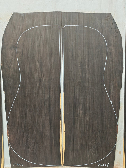 MA06 Quartersawn african blackwood back&sides guitar set