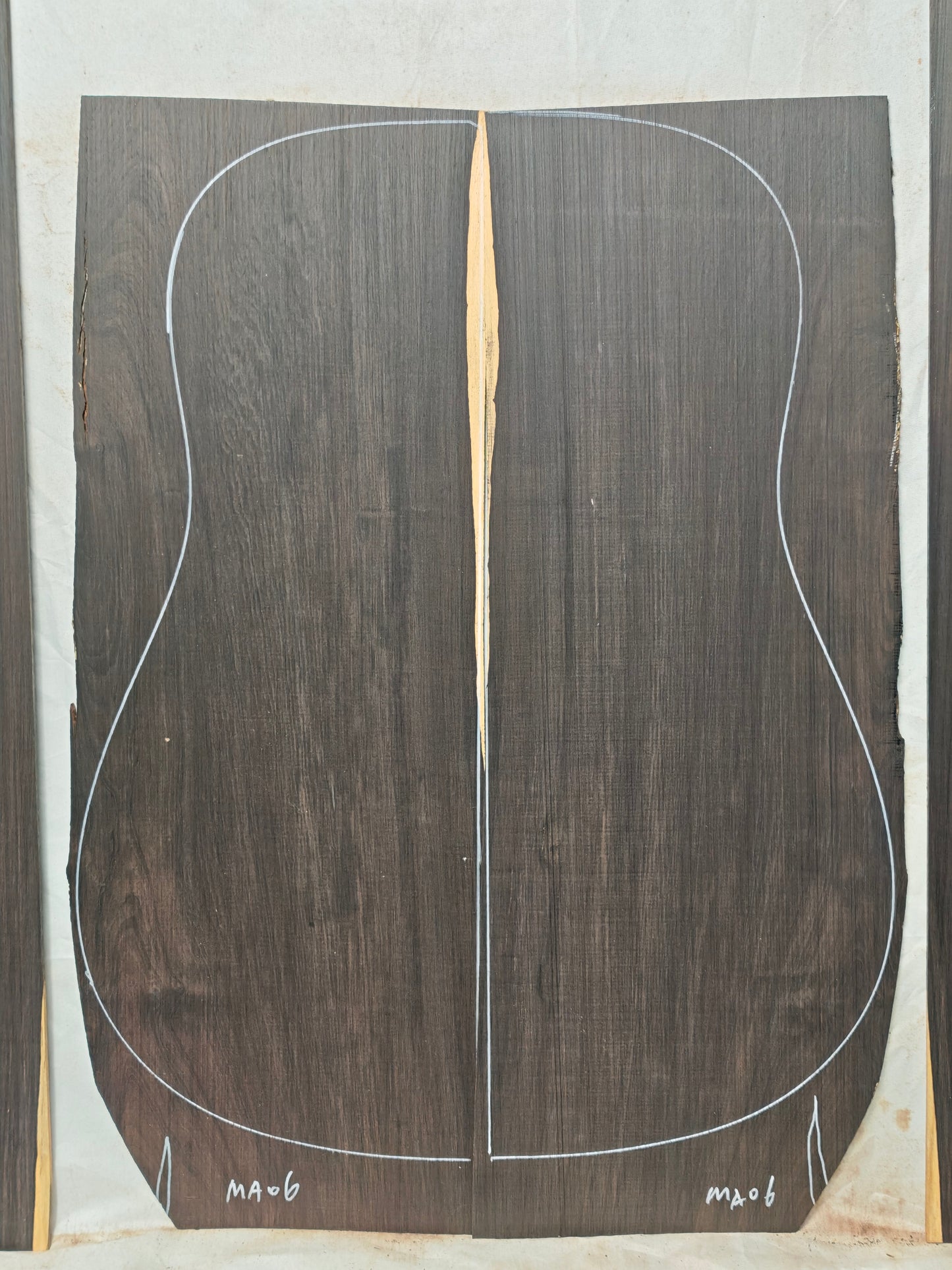 MA06 Quartersawn african blackwood back&sides guitar set