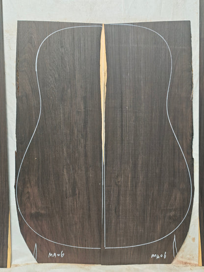 MA06 Quartersawn african blackwood back&sides guitar set