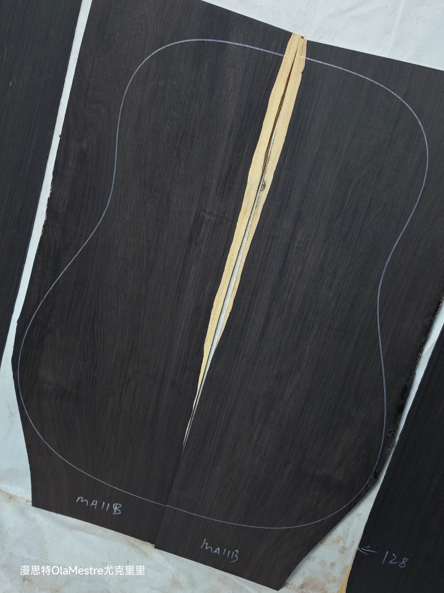 MA11 Quartersawn african blackwood back&sides guitar set