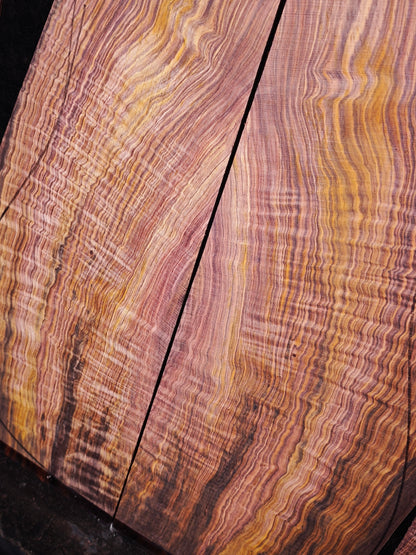 M05 curly Quartersawn cocobolo back&sides guitar set