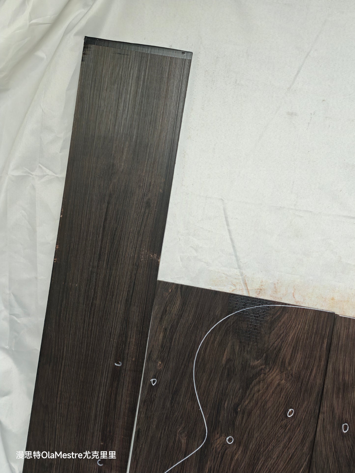 #09 african blackwood back&sides guitar set