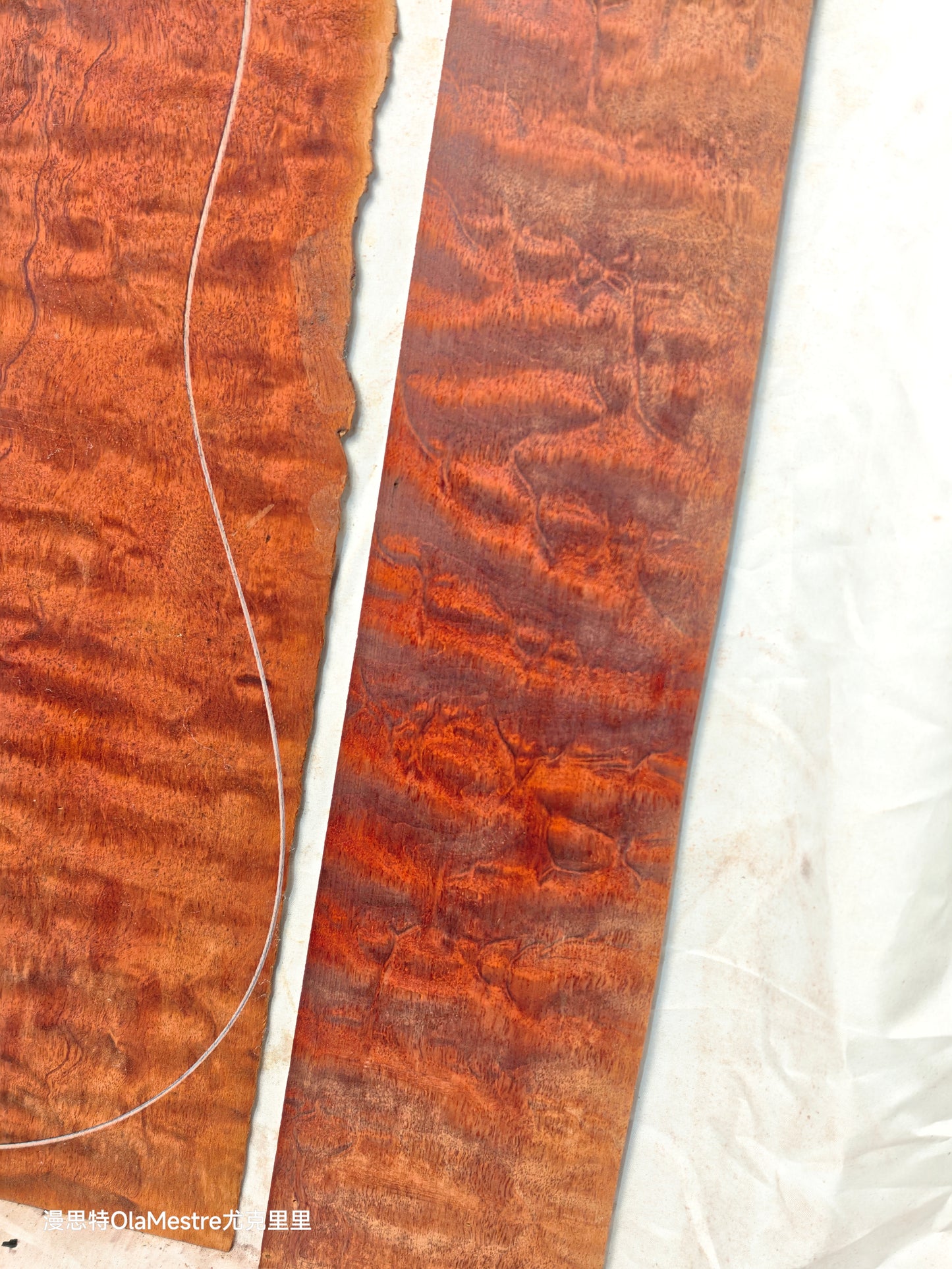 THE TREE honduran mahogany guitar backs&sides set