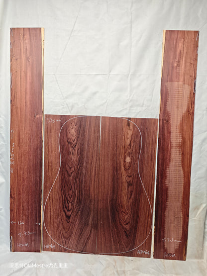 #06 Honduran rosewood guitar backs&sides set