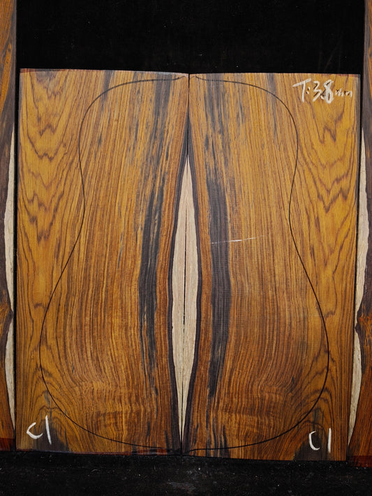 C1 cocobolo back&sides guitar set