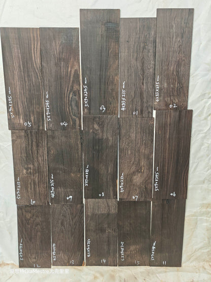 african blackwood guitar headplates