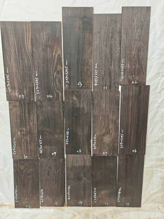 african blackwood guitar headplates