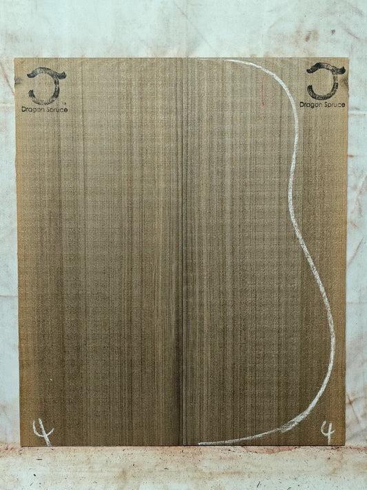 'Dragon Spruce' Ancient Sinker Chinese Spruce guitar top 5250 Years old