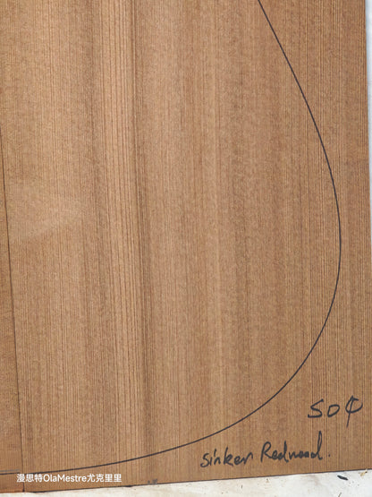 S04 sinker redwood guitar top set