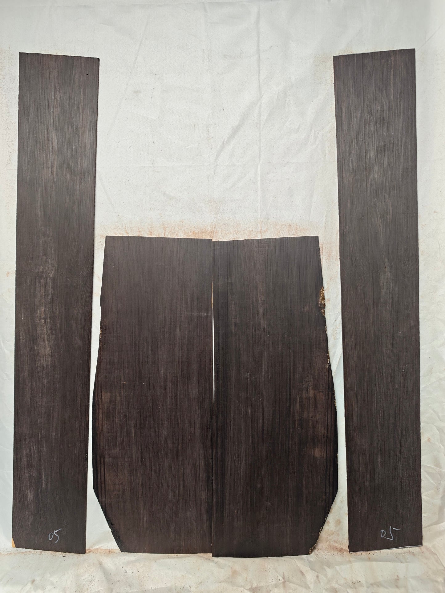 MA05 Quartersawn african blackwood back&sides guitar set