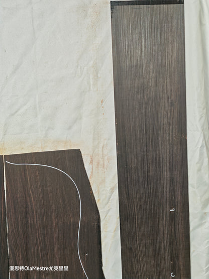 MA04 Quartersawn african blackwood back&sides guitar set with CITES